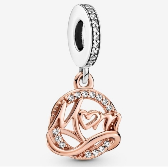 Pandora Jewelry - Authentic Pandora Two-tone Mom Dangle Charm